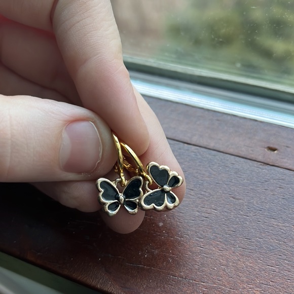 Handmade butterfly earrings - Picture 5 of 5